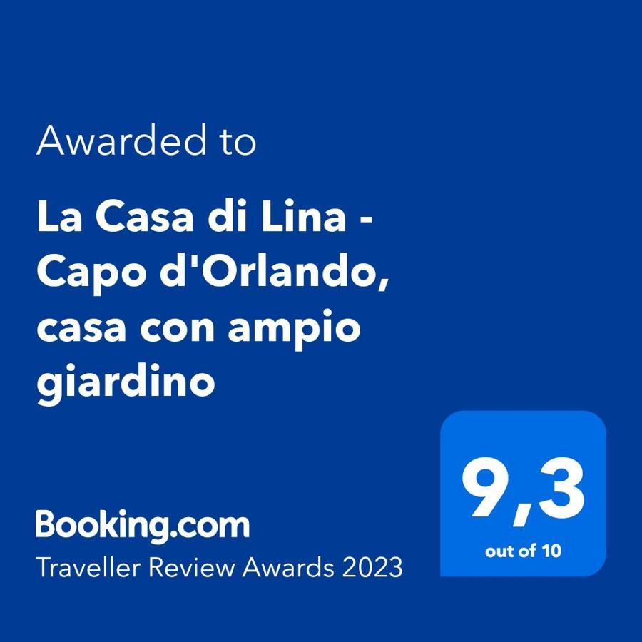 La Casa Di Lina - Capo D'Orlando, Casa Con Ampio Giardino Βίλα Εξωτερικό φωτογραφία